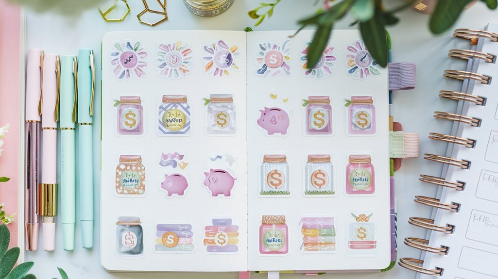 budget planner s essential sticker finds