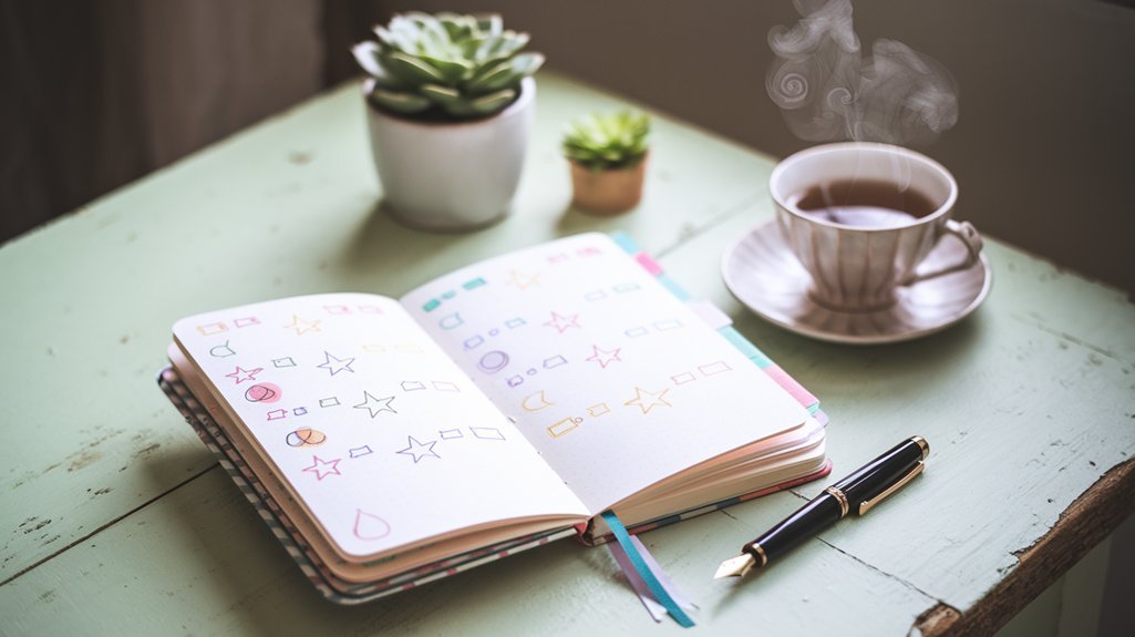 30+ Bullet Journal Symbols for Daily Habit Tracking