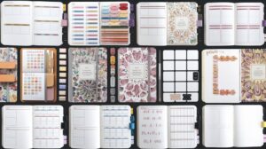 bullet journal layout for success