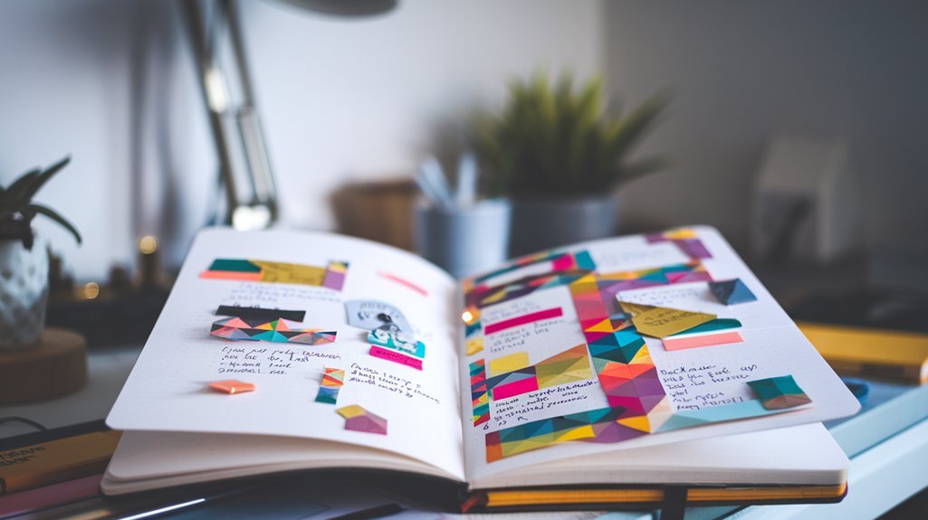construct visually driven journaling practice
