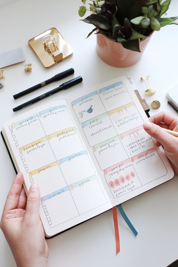 divide goals into achievable actions