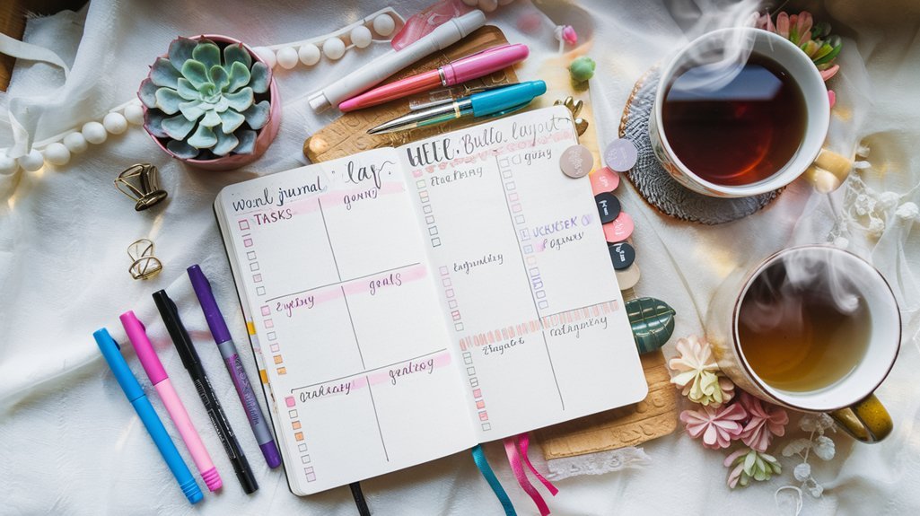 essential weekly bullet journal ideas