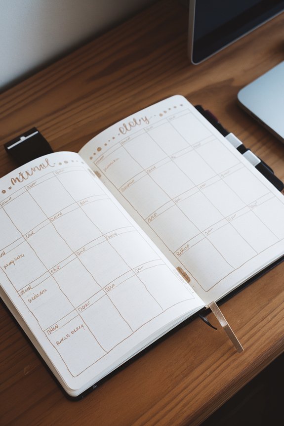 monthly goal planning system