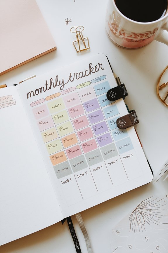 monthly habit tracking success