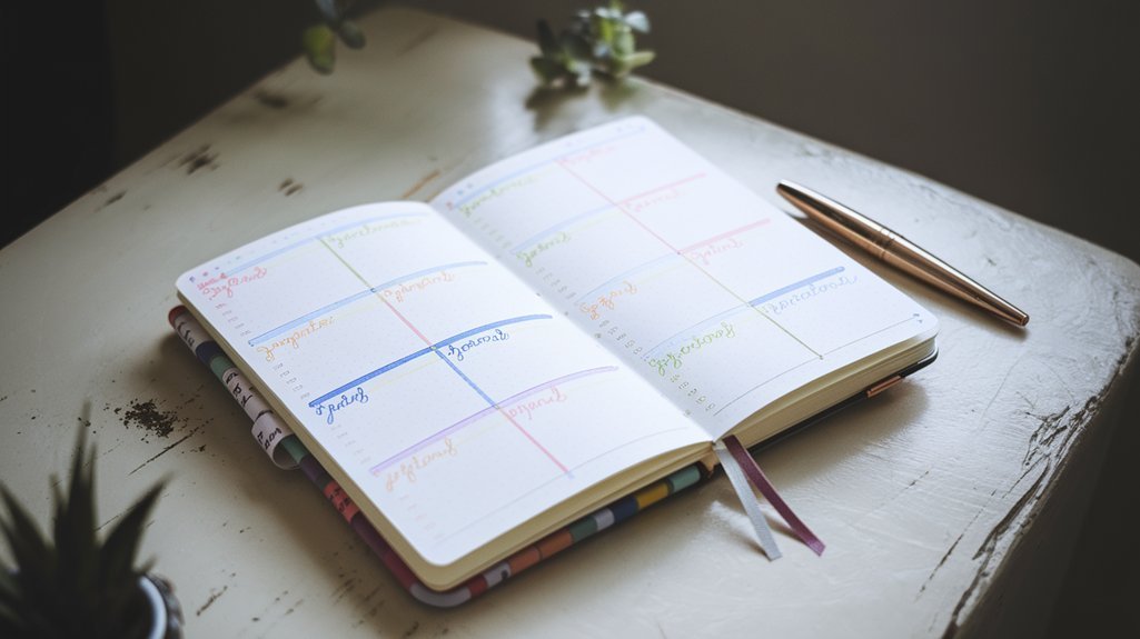 7 Monthly Task Spreads for Organized Bullet Journaling