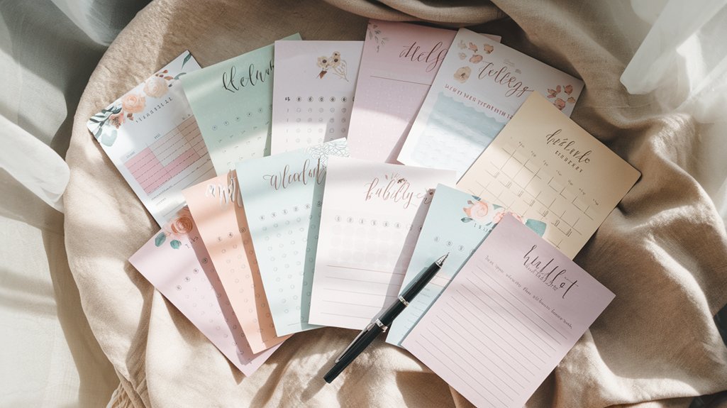 5 Best Printable Bullet Journal Weekly Habit Trackers