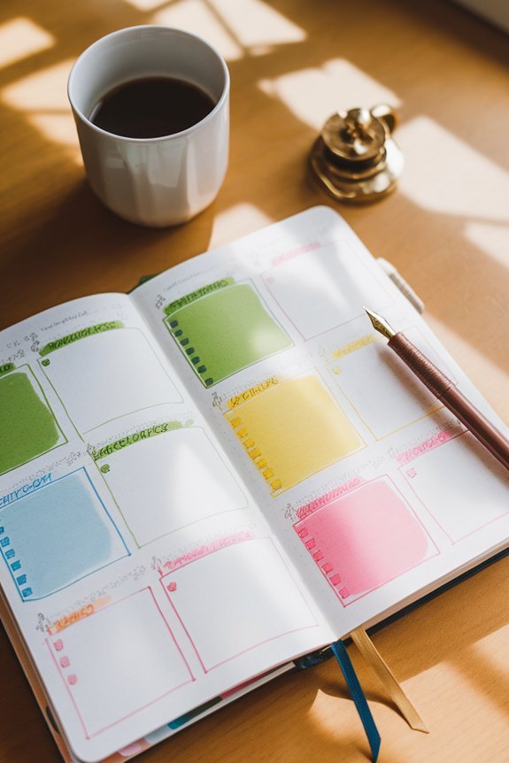 task organization categorization by color