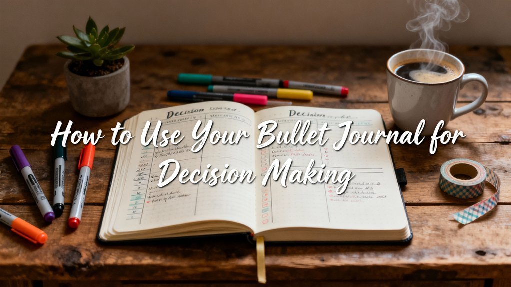 bullet journal decision making