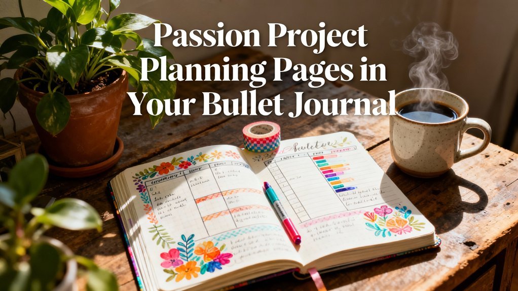 bullet journal project planning
