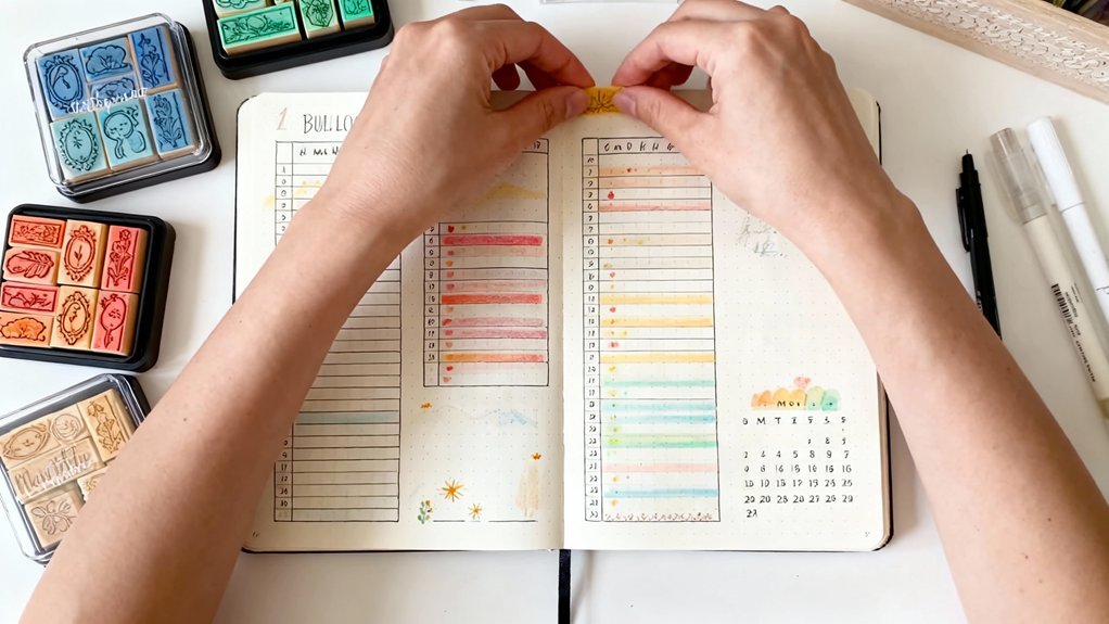 consistent decorative stamp sets