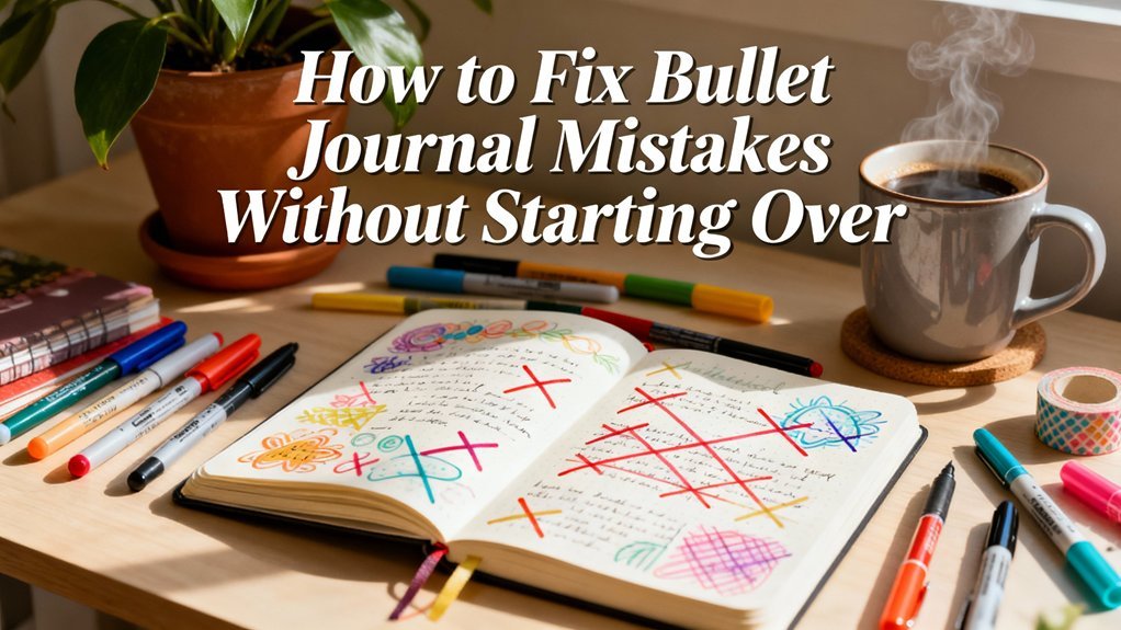 correcting bullet journal errors