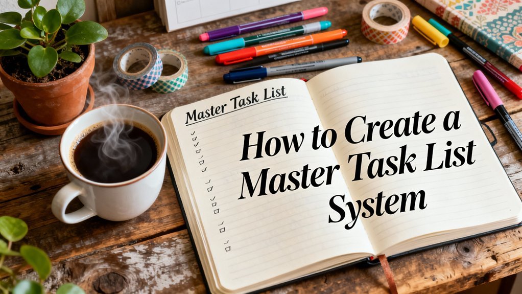 master task organization system