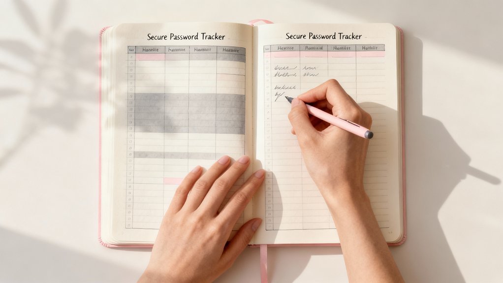 personalized password tracking methods