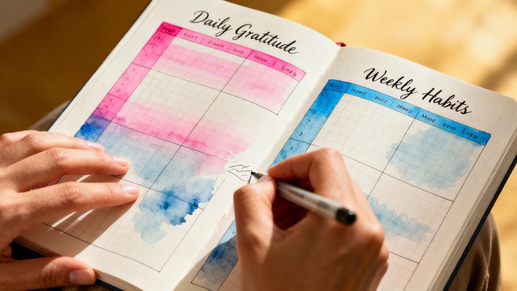 sustainable bullet journaling habit