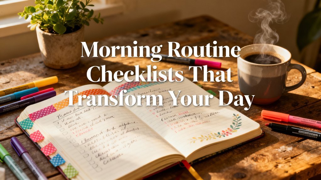 transformative morning routine checklist