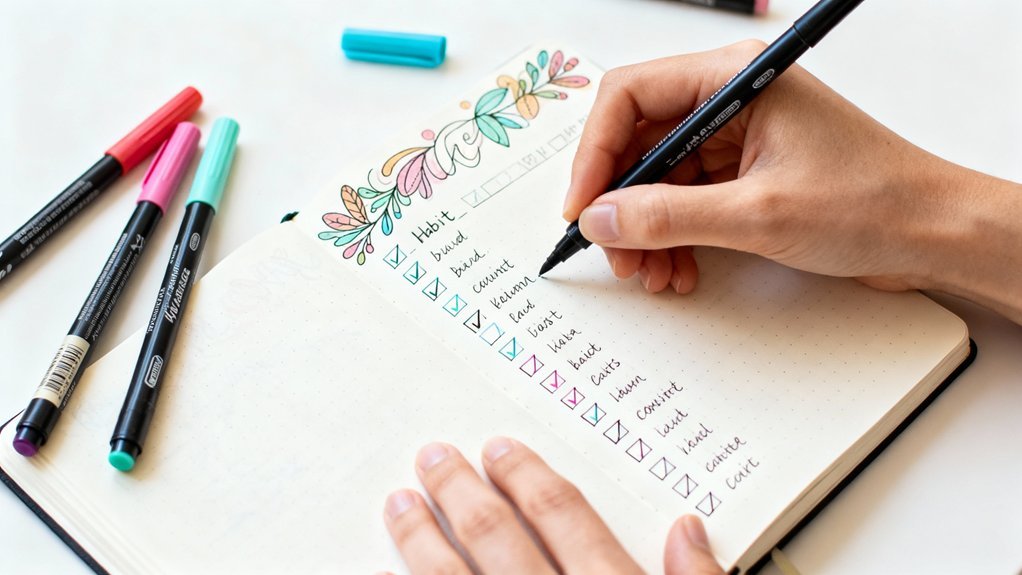 visual habit tracking success