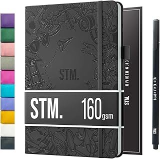 Bullet Dotted Journal Dot Grid Notebook | A5 Daily Journalin