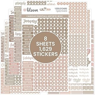 bloom daily planners Muted Neutrals Calendar Essentials Plan