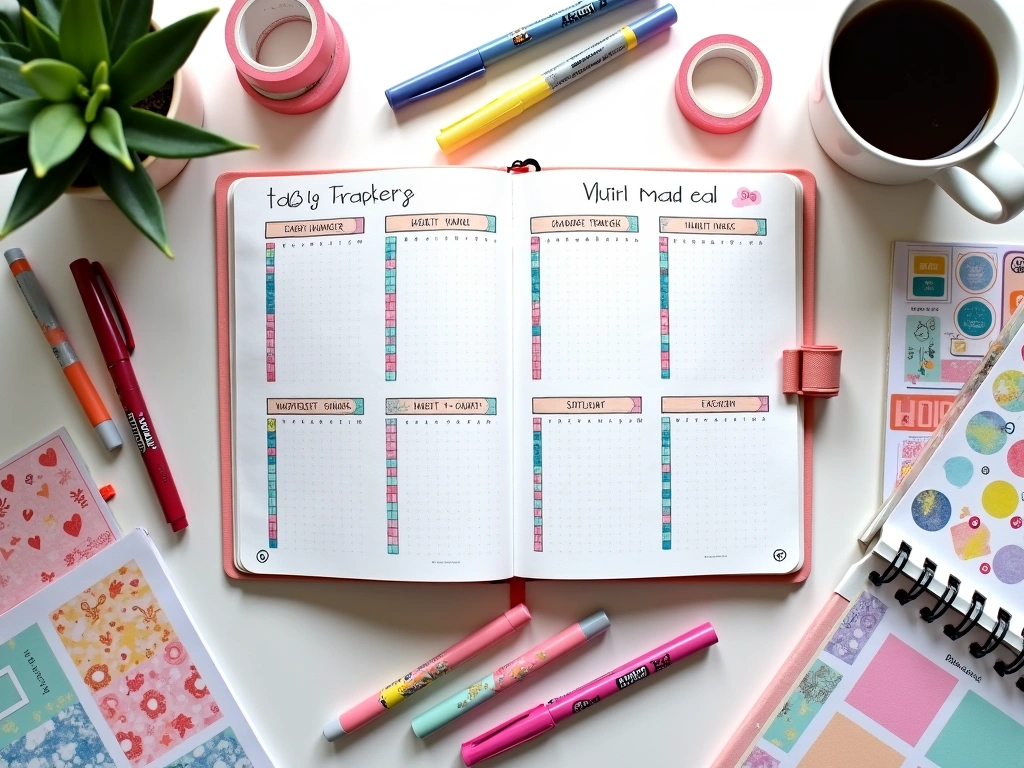 50 Creative Habit Tracker Collection Ideas for Your 2026 Bullet Journal - Image 3