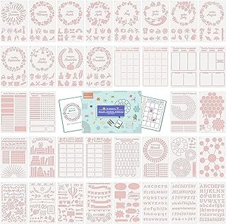 Bullet Journal Stencils (36PCS), Journal Supplies 