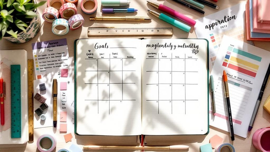 bullet journal goal setting