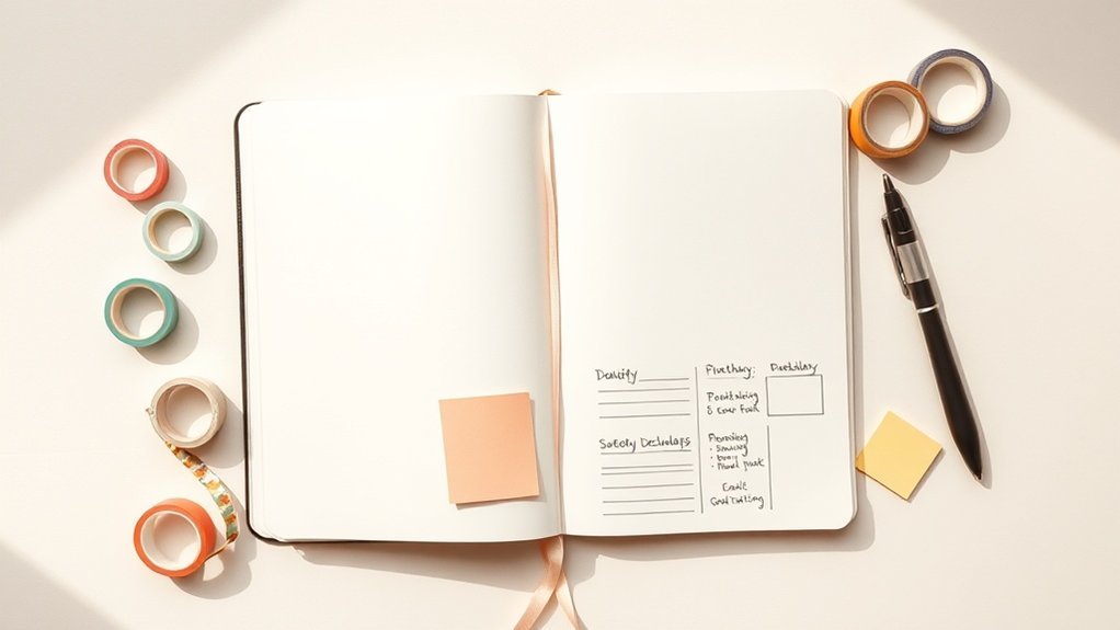 bullet journal for organization