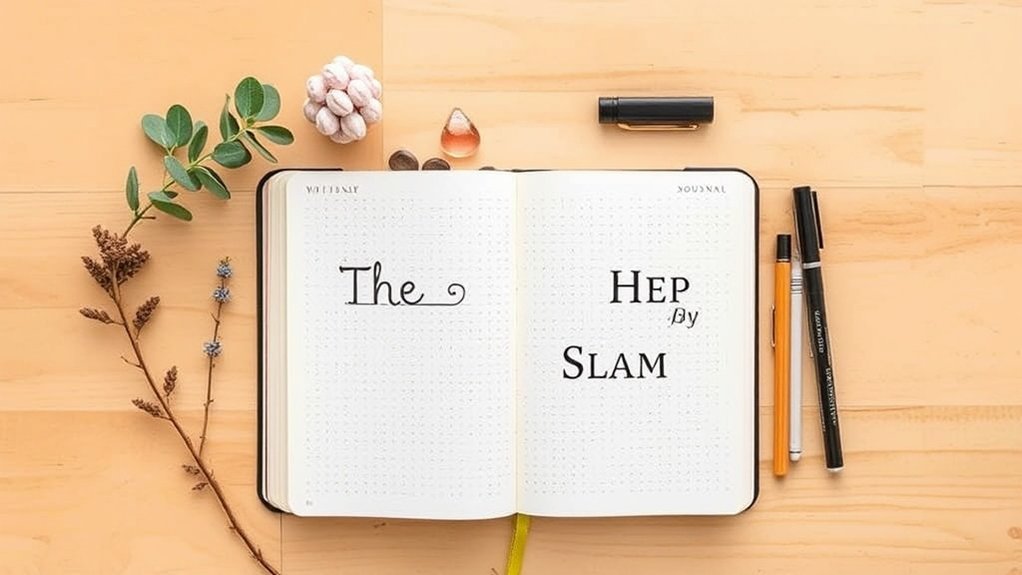 implementing a bullet journal