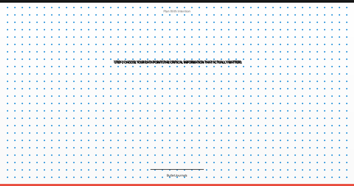 Step 2: Choose Your Data Points—The Critical Information That Actually Matters
