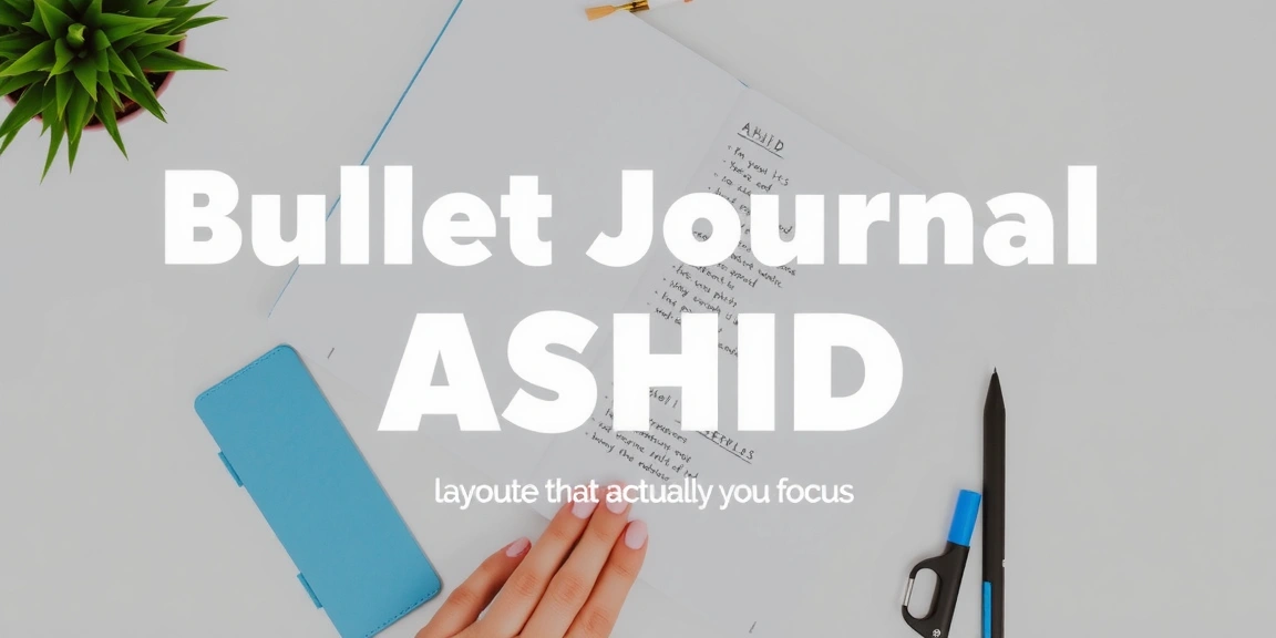 Bullet Journal for ADHD: Layouts That Actually Help You Focus