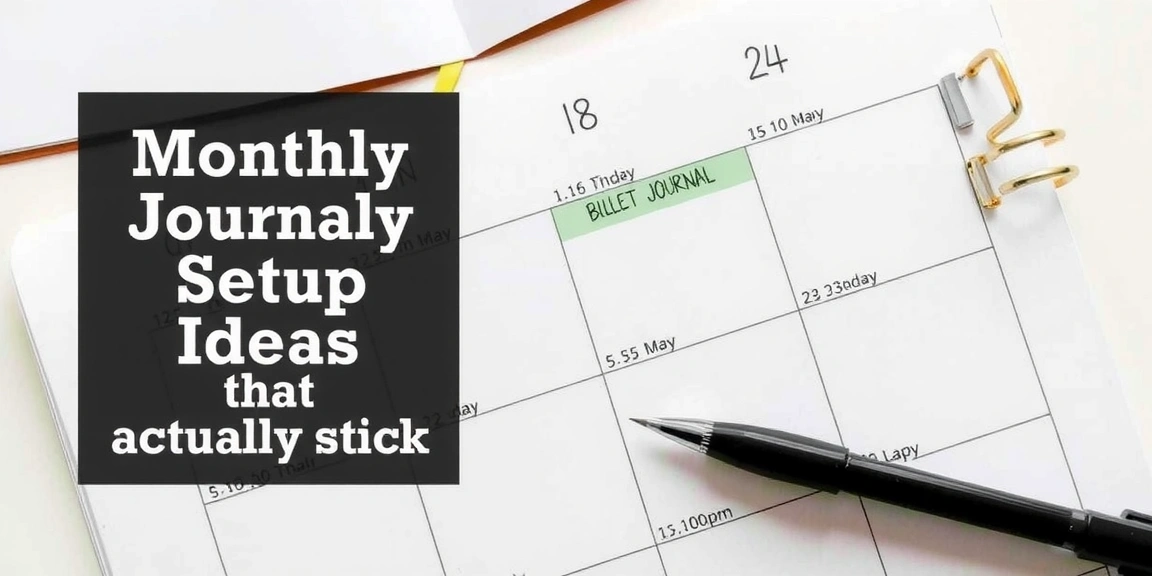 Bullet Journal Monthly Setup Ideas That Actually Stick (2026) - BulletJournals