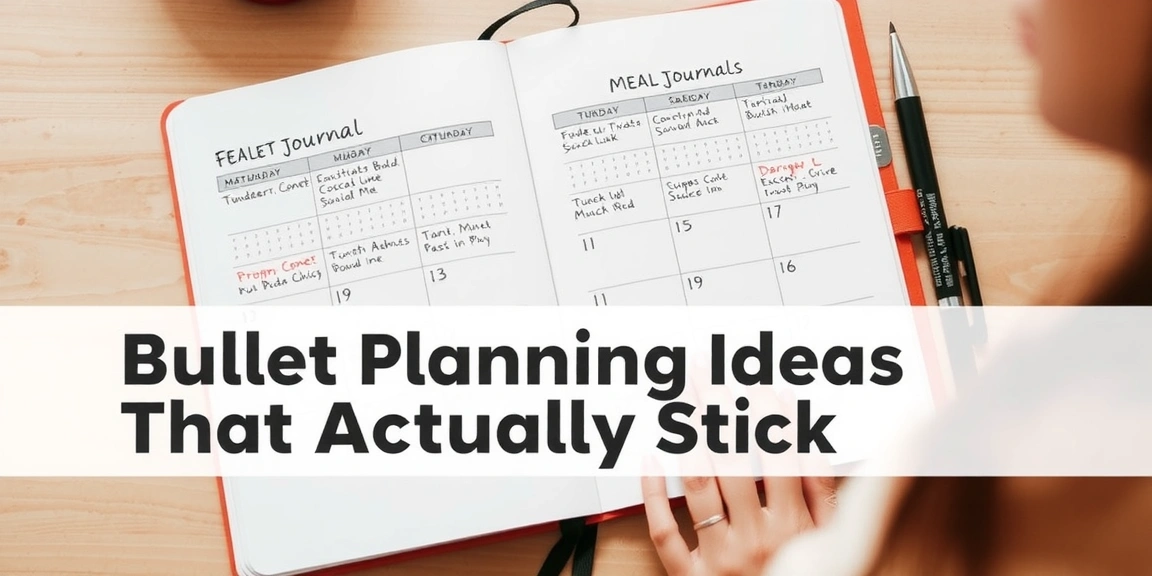 Bullet Journal Meal Planning Ideas That Actually Stick (2026) - BulletJournals