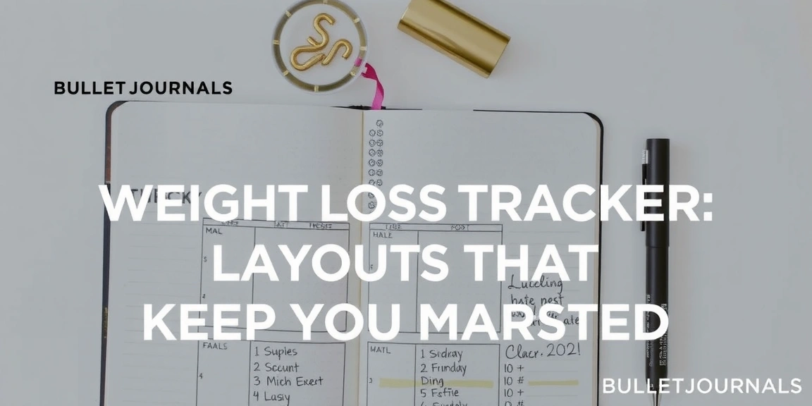 Bullet Journal Weight Loss Tracker: Layouts That Keep You Motivated - BulletJournals