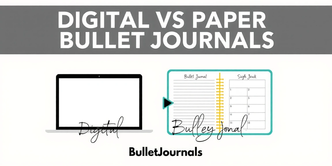 Digital vs Paper Bullet Journals: Which Is Right for You? - BulletJournals