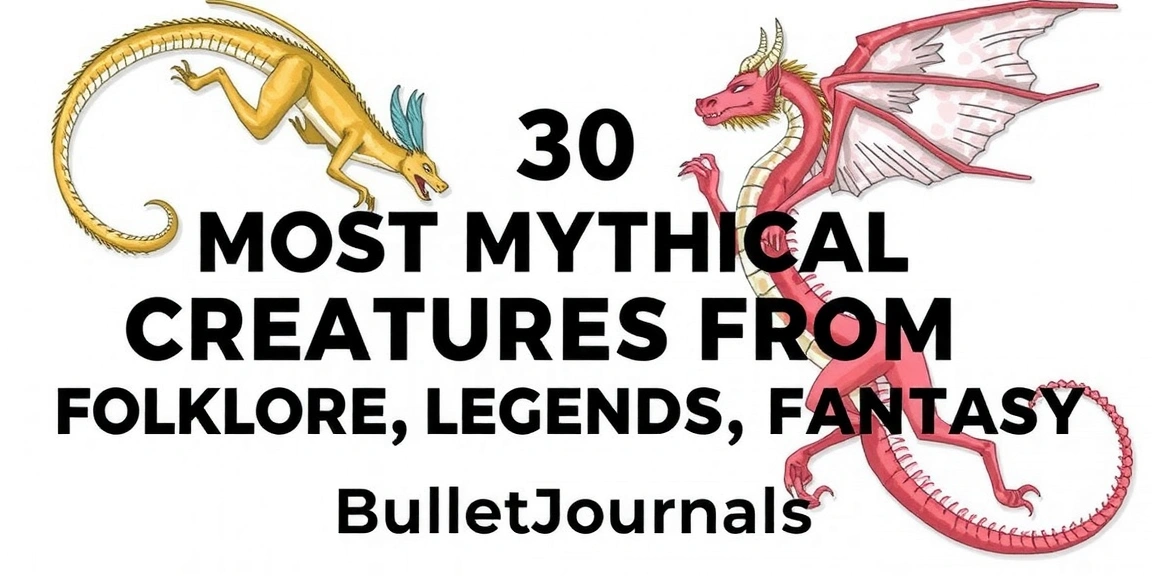 30 Most Mythical Creatures From Folklore, Legends, Fantasy - BulletJournals