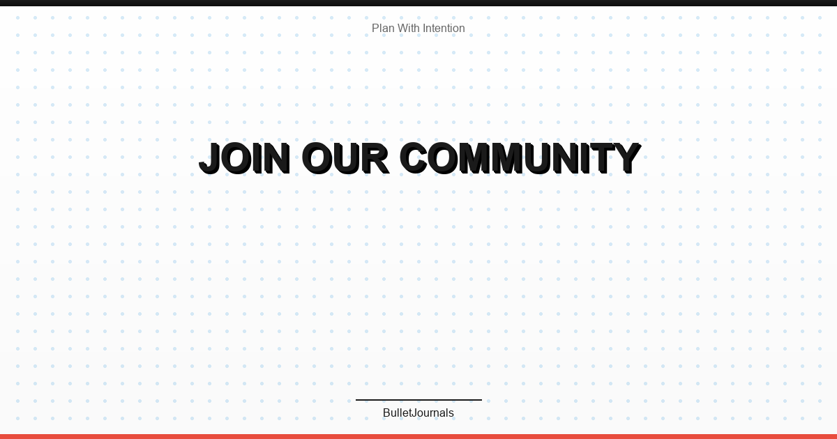 Join Our Community
