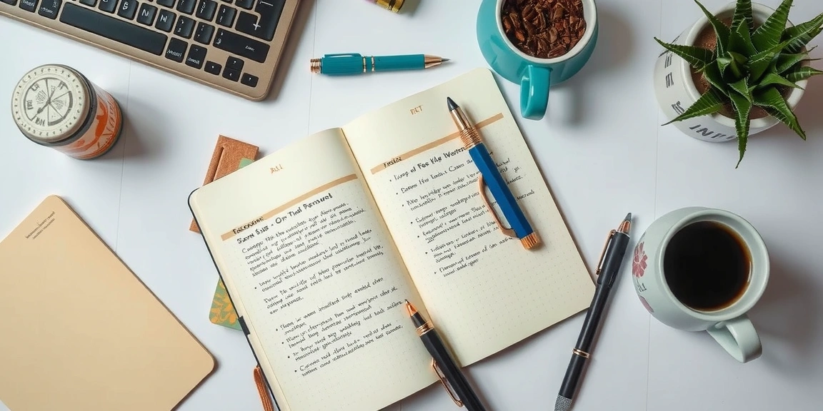 Illustration for 7 Bullet Journal Page Ideas That Will Transform Your Daily Routine in 2026