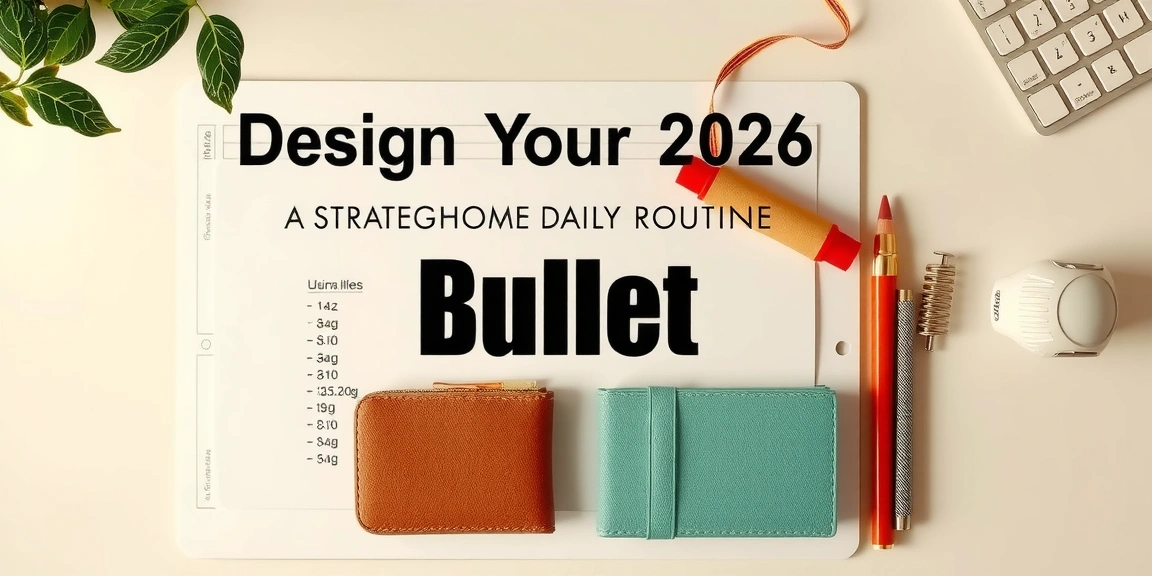 Illustration for Design Your 2026 Bullet Journal: A Strategic Daily Routine Guide