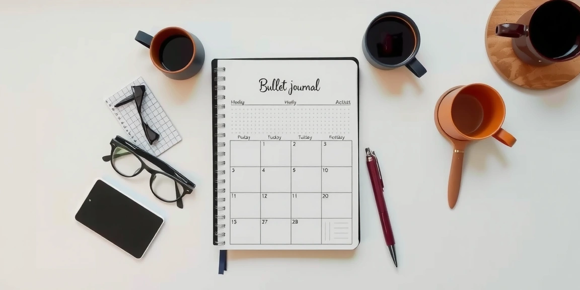 Illustration for How to Design a Bullet Journal That Actually Sticks: A Lifestyle Guide to Intentional Planning