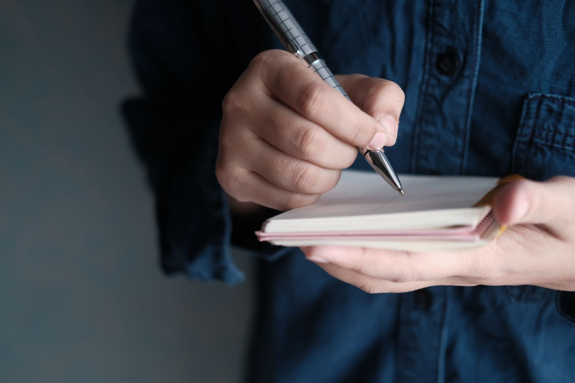 A bright lifestyle photo depicting adapting agile notation team collaboration bullet journal.